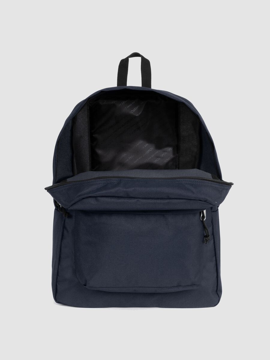 Blue backpack with front pocket_3