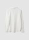 White pure viscose shirt with classic collar, regular fit_6