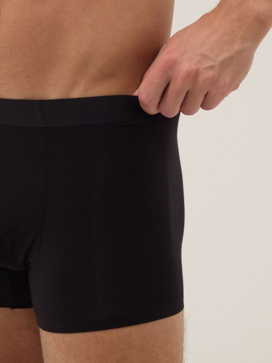 2-pack black stretch modal midi boxers, regular fit_3