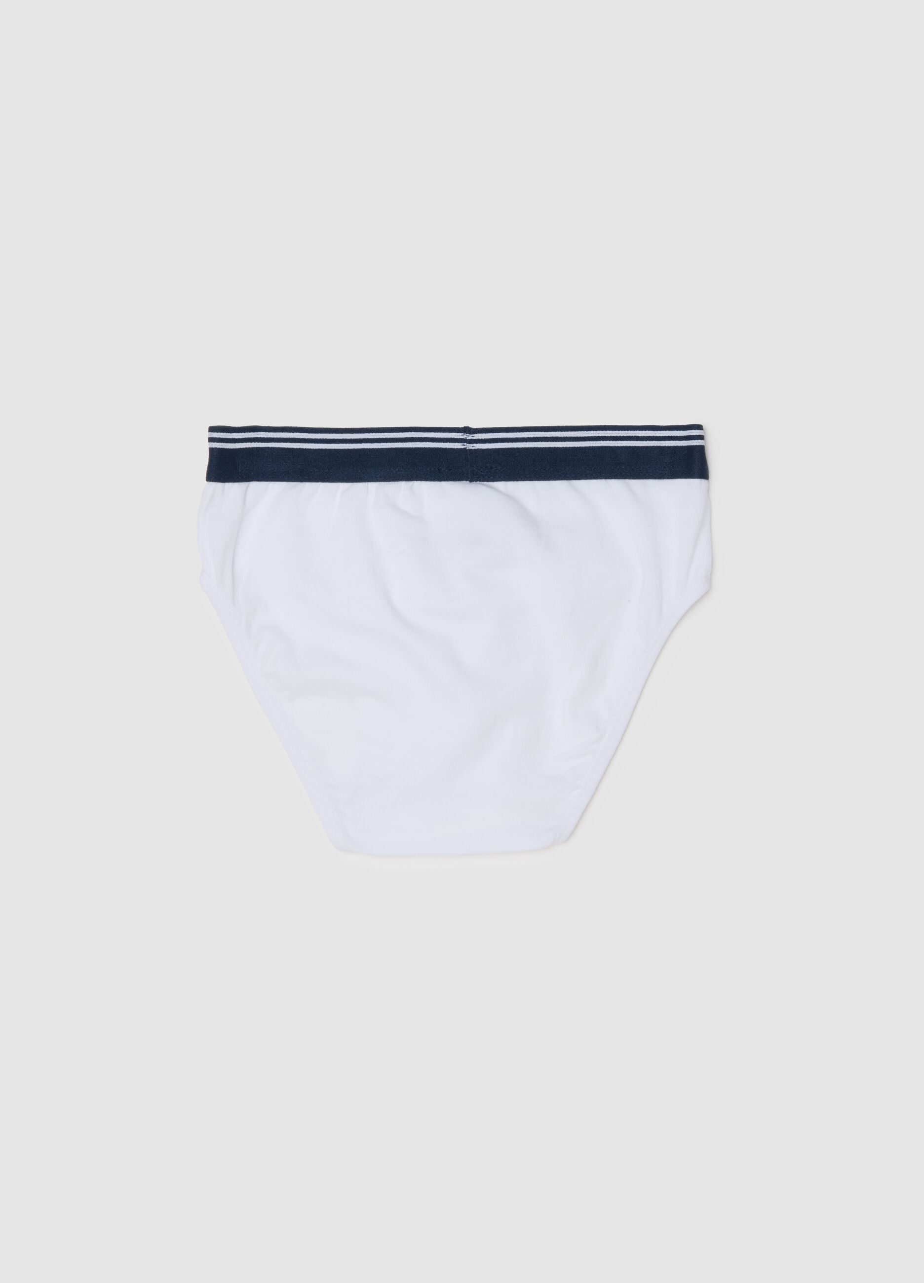 Children's multicolour stretch cotton briefs regular fit