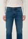 Blue denim jeans in pure cotton, regular fit_4