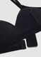 Black triangle bra with removable padding in stretch fabric_5