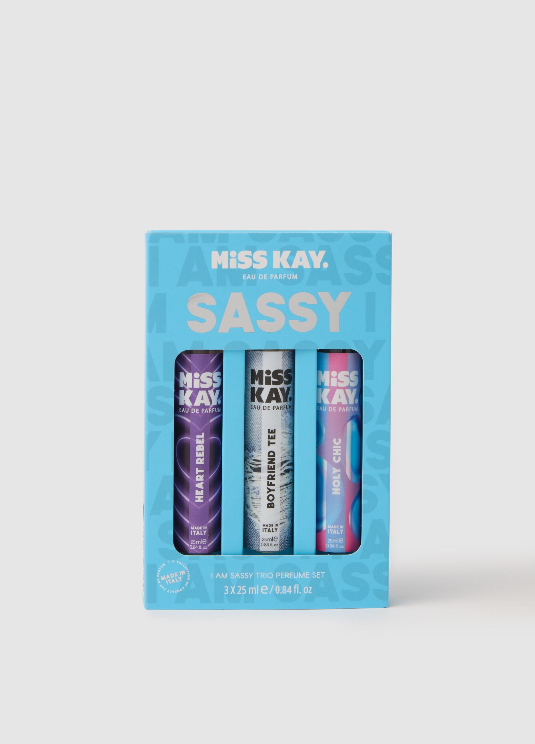 Miss Kay Fragrance Trio: Heart Rebel, Boyfriend Tee, and Holy Chic