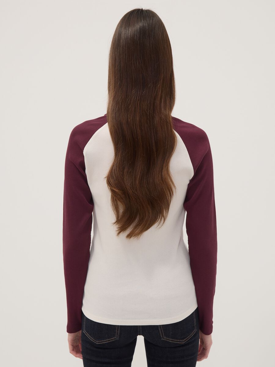 White long-sleeve pure cotton T-shirt_3