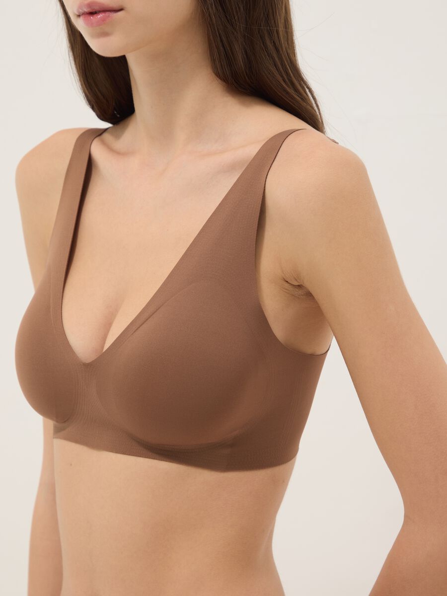Brown Bra with Removable Padding_3