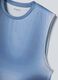 Light Blue ALTAVIA COURT Tank Top in Stretch Fabric with Tie-Dye Effect_5