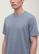 The Iconic Tee blue pure cotton short-sleeve T-shirt, relaxed fit_2