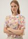 Multicolour lyocell-blend blouse with short sleeves_2