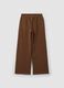 Brown cotton-blend straight-fit joggers_6