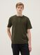 Green short-sleeve regular-fit Henley T-shirt_1