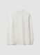 White long-sleeved organic cotton piqu&eacute; polo shirt, regular fit_1