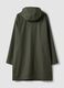 Green regular-fit raincoat with zip_2
