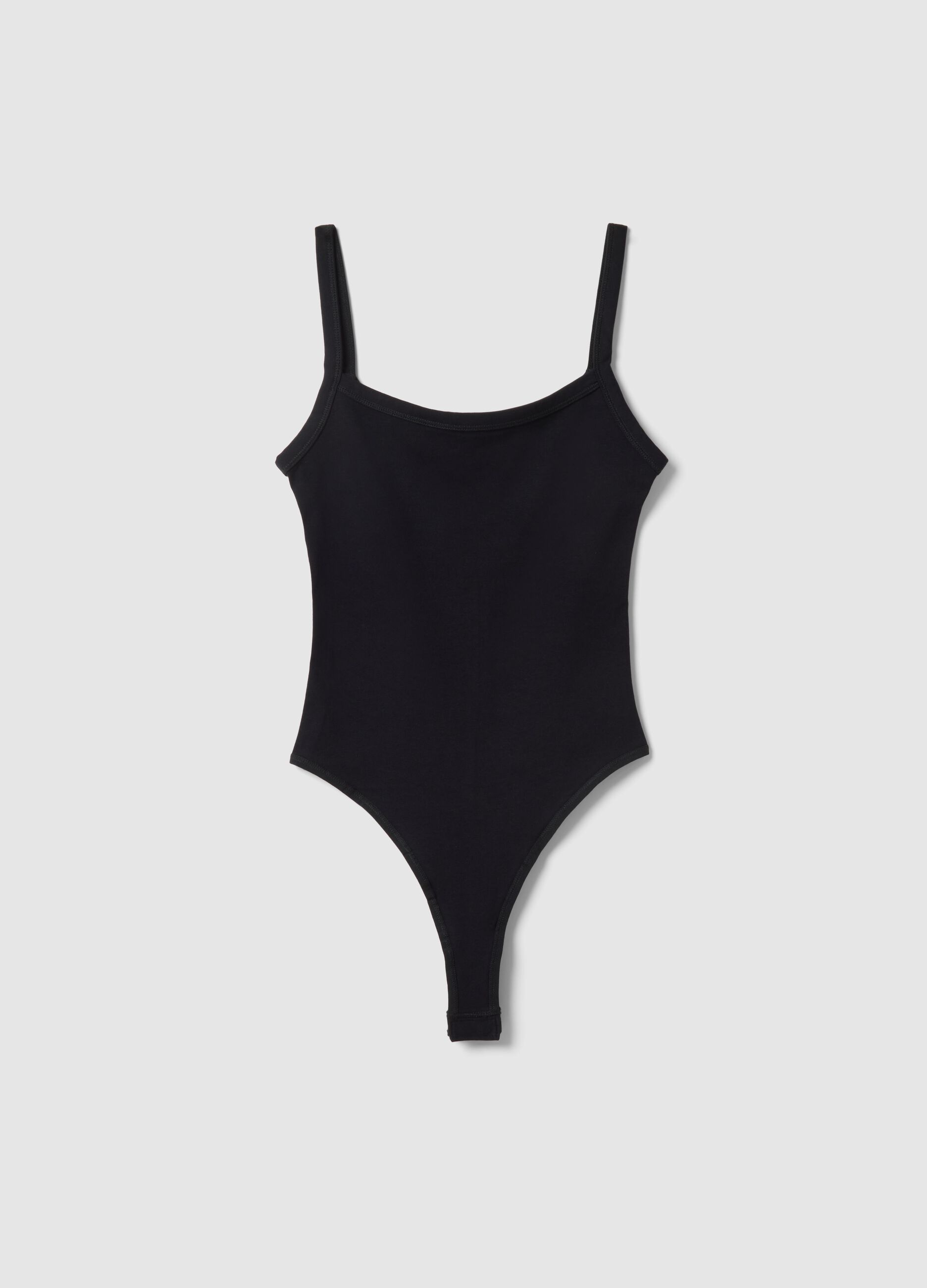 Black Jersey Bodysuit