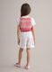 White stretch cotton cargo shorts_1