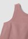 Pink regular-fit dress in a viscose, cotton and linen blend_5