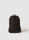 Foldable black sports backpack with adjustable shoulder straps_0