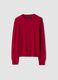 Red pure wool crew-neck jumper_0