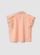 Girls' regular fit pink pure cotton blouse_4