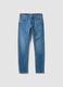 Light-wash slim-fit stretch cotton jeans_3