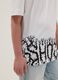 Children's white pure cotton oversized fit T-shirt with print_2