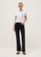 White pure cotton regular fit T-shirt with Minnie print_1