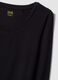 Black stretch viscose crew-neck slim-fit T-shirt_5