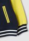 Blue college-style crewneck sweatshirt in cotton blend with Minions print for boys_2