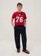 Boys' Regular Fit Blue Pure Cotton Jogger Trousers_0