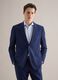 Blue Single-Breasted Slim Fit Jacket_0