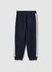 Multicolour striped cotton blend trousers for boys regular fit_4