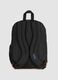 Black backpack with brown base and external pockets_1