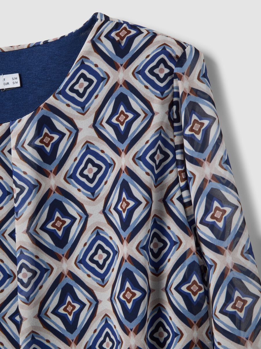 Multicoloured patterned blouse with long sleeves, regular fit_5