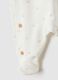 Baby girl's long sleeve pure cotton white bodysuit_3