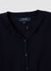 Navy wool-blend crew-neck cardigan_5