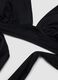 Black stretch triangle bikini top_5