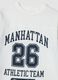 White pure cotton T-shirt with college print, regular fit_2