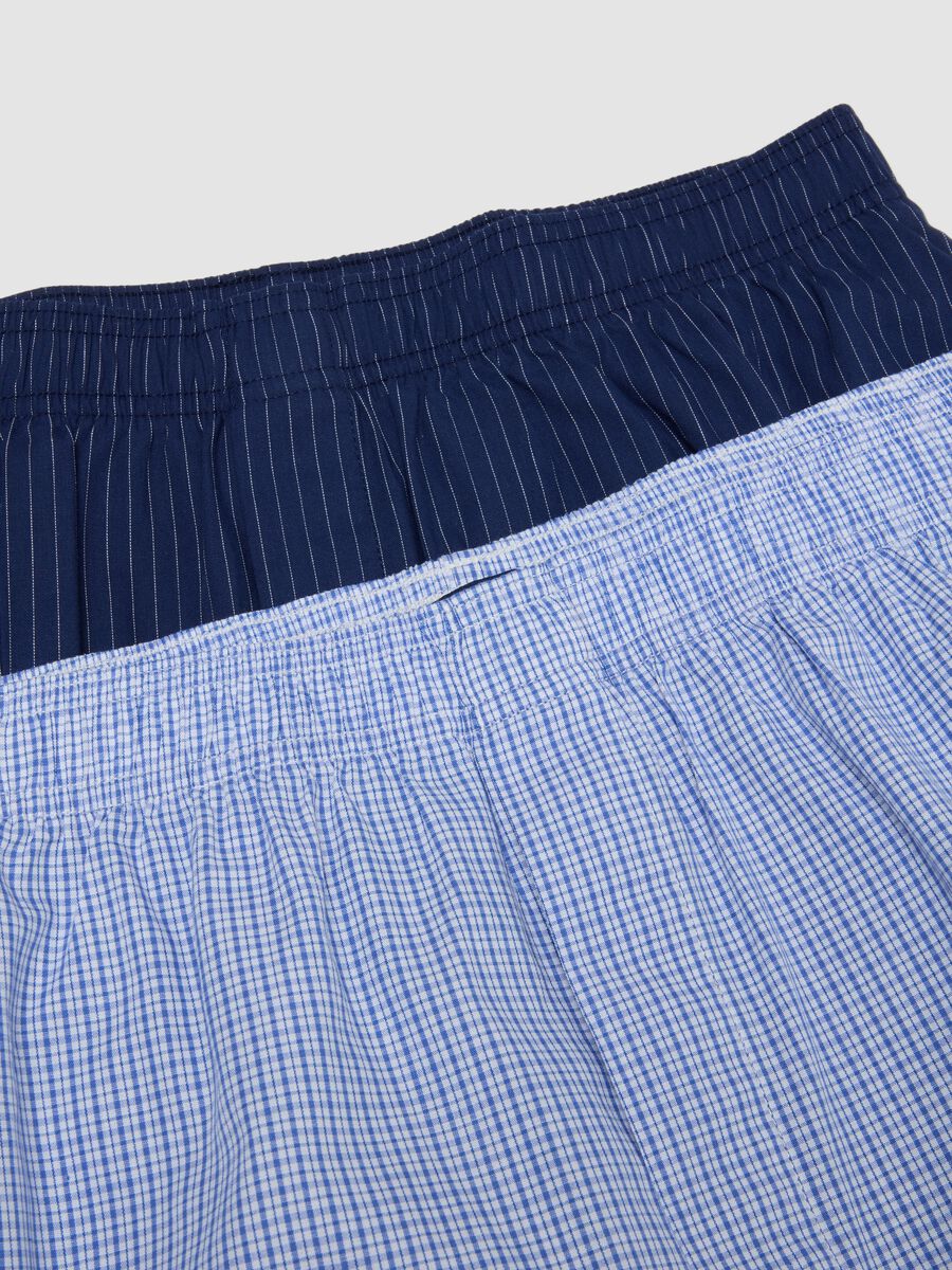 Bipack boxer blu e azzurro in puro cotone organico_1