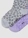 Multipack of five multicolour mid-calf socks in stretch organic cotton_2