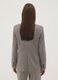 Beige patterned stretch viscose blazer_3