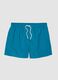 Blue swim shorts with elasticated waist_4