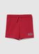 Cotton-blend drawstring shorts_0