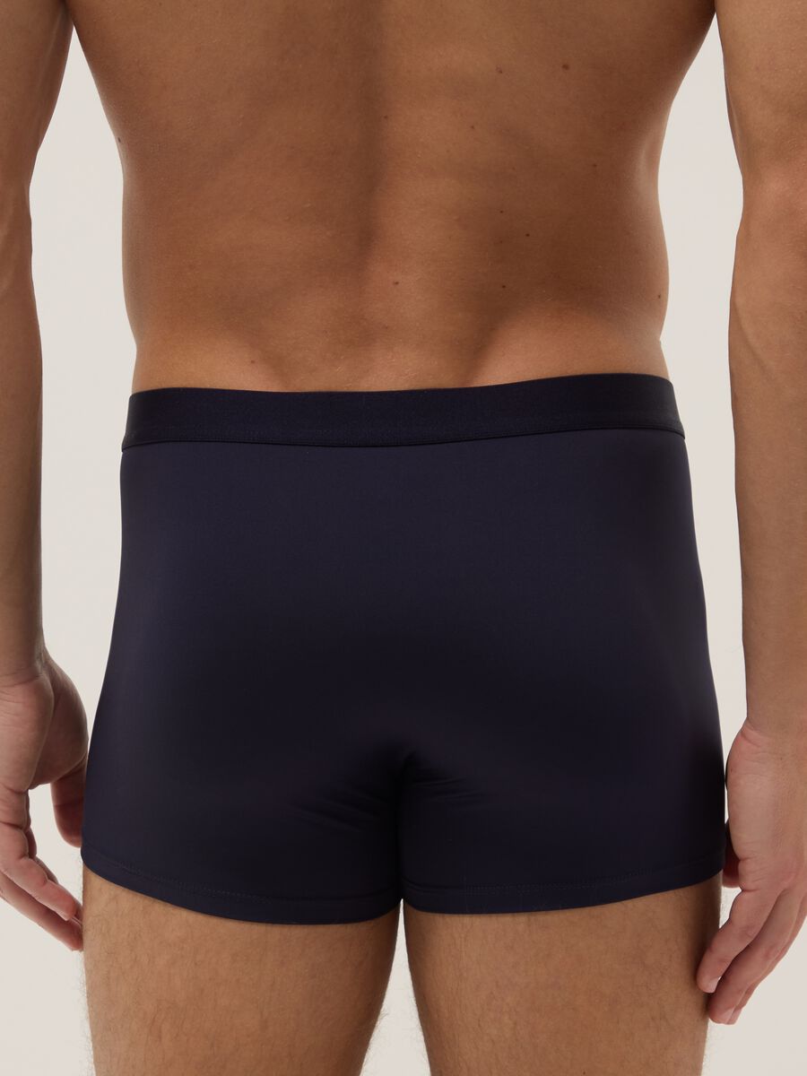 Tripack boxer blu in tessuto elasticizzato regular fit_2