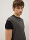 Oversize fit grey ribbed pure cotton vest_3