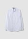 White slim-fit shirt with classic collar, easy-iron_4