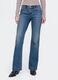 Jeans flare fit in misto cotone_1