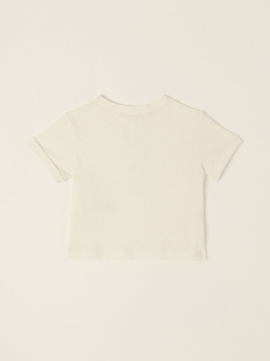 T-shirt in jersey misto lino IANA_1