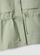 Green waterproof jacket with regular fit, pockets and hood_5