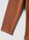 Brown organic stretch cotton leggings_3