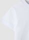 Pure cotton white girl's T-shirt regular fit with print_3