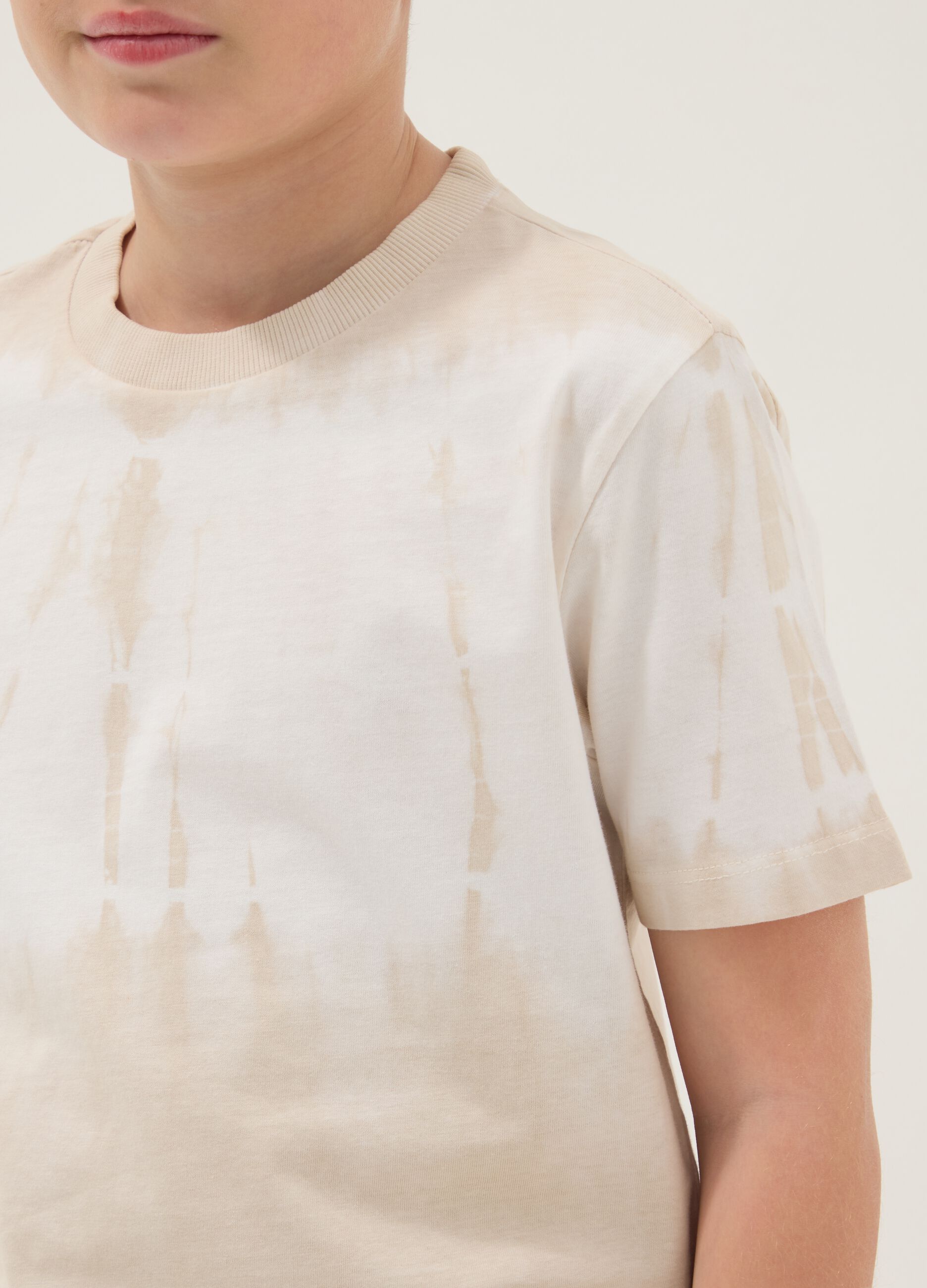 Boys&rsquo; multicolour pure cotton relaxed-fit T-shirt